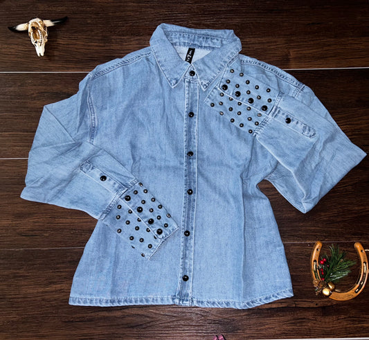 Denim Button Up